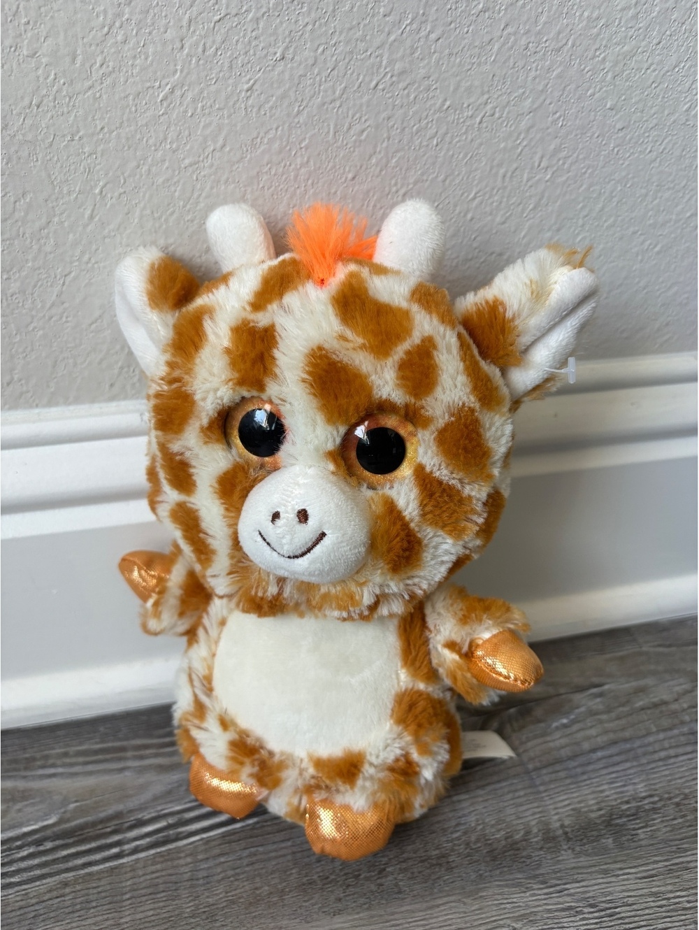 Nanco Giraffe Plush Stuffed Animal – 8–9” – Glitter Eyes & Metallic Hooves